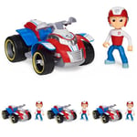 Paw Patrol, Ryder’s Rescue ATV, Toy Vehicle with Collectible Action Figure, Sustainably Minded Kids’ Toys for Boys & Girls Aged 3 and Up (Pack of 4)