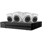 Kit vidéosurveillance PoE 4 caméras 2MP