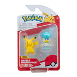 Pokemon PKW3357 Battle Figure Pack Pikachu & Kwaks Figurines Officielles détaillées 5 cm