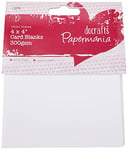 Papermania 4 x 4 Cartes/Enveloppes (12PK 300Gsm) - Blanc