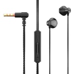 Wired Earbuds with Microphone, Sound Insulation and Noise Reduction in-Ear Headphones, Strong bass, Compatible with iPhone, iPod, iPad, MP3, Samsung and Most 3.5mm Jack Compatible Headphones