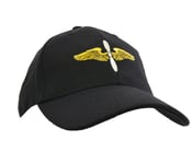 Black Us Air Force Cadet Wings Baseball Cap - American Sun Peak Hat Military