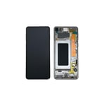 LCD-display + Touch Unit Samsung Galaxy S10 G973 - Blå (Service Pack)