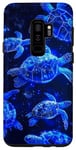 Coque pour Galaxy S9+ Mer Tortues de mer Vie océanique Animaux marins Étoiles