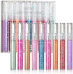 Sitovely 9PCS Metallic Shimmer Bomb Lip Gloss, |Glossy Finish| Long-Lasting| Moi