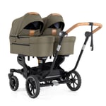 Barnevogn, Komplett Emmaljunga, Twin 735, Outdoor Olive