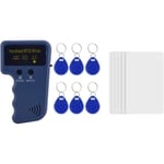 Rfid Cloner Copier Kopiera Magnetic Key Duplicator Mac Handheld Rfid ID Card Copier Reader Writer Desktop Card Holder Duplikator 6 skrivbara taggar 6 kort