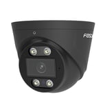 Foscam Caméra dôme IP extérieure PoE 5 MP avec Spots Lumineux et sirène T5EP Noir