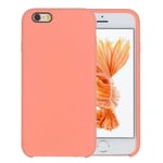 CaseOn Silicone Case - Mobilskal I Silikon Och Fiberduk Iphone 8 Orange