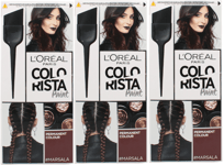3 x 60ml L'Oreal Colorista Paint Permanent Hair Colour - Marsala