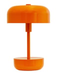 Haipot Orange Led Genopladelig Bordlampe Home Lighting Lamps Table Lamps Orange Dyberg Larsen