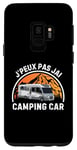 Coque pour Galaxy S9 J'Peux Pas J'ai Camping Car Campeur Humour 70s Rétro Vintage