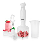 Hand Blender Mixer Chopper Food Processor Stainless Steel Blade 4-in-1 Smoothies
