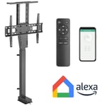 Smart Motorized Electric TV Lift Cabinet Stand Mount 37-80" Remote Alexa Google
