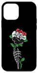 Coque pour iPhone 12 mini Rose de l'Irak avec squelette Fierté du drapeau irakien Racines Souvenir de l'Irak