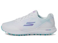 Skechers Ladies Arch Fit GO Golf Max 2 Splash Waterproof Spikeless Womens Golf Shoes 123068 White/Multi 6UK