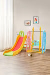 Swing and Slide Playset for Kids