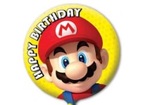 Super Mario Happy Birthday Party 18" Round Helium Foil Balloon Decorations