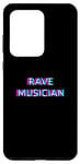 Coque pour Galaxy S20 Ultra Rave Musician Techno EDM Music Maker Festival Composer Raver
