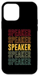 Coque pour iPhone 12 mini Speaker Pride, Conférencier