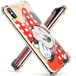 Darrnew Heart Mini Case for iPhone X/XS Cartoon Soft TPU Cute Fun Cover, Kawaii Unique Kids Girls Women Cases, Funny Ultra-Thin Bumper Character Rubber Skin Shockproof Protector for iPhone X/XS 5.8"