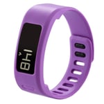 For Garmin Vivofit 1 Smart Watch Silicone Watch Band, Length: about 21cm(Purple)