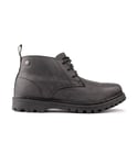 Barbour Mens Cairngorm Boots - Black Leather - Size UK 8