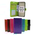 Crazy Horse Wallet Sony Xperia 10 IV 5G (XQ-CC54) Hotpink