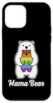 iPhone 12 mini Mama Bear Rainbow Pride Gay Flag LGBT Mom Ally Women Gift Case