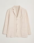 KnowledgeCotton Apparel Linen Blazer Light Feather Grey