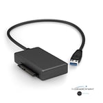 KabelDirekt – USB 3.0 Adaptateur SATA (SATA 2,5 Pouces, SSD, HDD, 2TB)