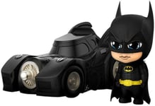 Hot Toys DC Cosbaby Batman with Batmobile Collectible Set COSB710 Official New