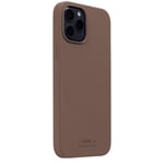 Holdit iPhone 12/12 Pro Silicone Case, Dark Brown
