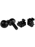 CABSCREWM5B M5 x 12mm - Screws and Cage Nuts - (50-Pack) Black
