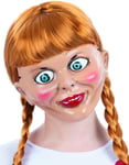 Annabelle Mask i Plast - Licensierad från The Conjuring