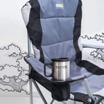 Regatta Kruza Padded Folding Camping Chair - Nautical Blue