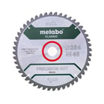 Precision cut wood - classic 628061000 Lame de scie circulaire 254 x 30 mm Nombre de dents: 48 1 pc(s) - Metabo
