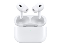 Apple AirPods Pro - 2a generation - True wireless-hörlurar med mikrofon - inuti örat - Bluetooth - aktiv brusradering - vit