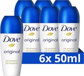 Dove Advanced Care Original Anti-perspirant Deodorant Triple Moisturising 6x50ml