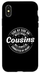 Coque pour iPhone X/XS Side By Side Or Miles Apart, Cousin Will Always Connected