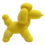 DuvoPlus Hundleksak Latex Ballongdjur Pudel 14x6x12cm Gul