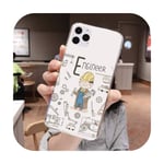 PrettyR Cartoon Cute Profession Teacher Customer Phone Case Capa for iPhone 11 pro XS MAX 8 7 6 6S Plus X 5S SE 2020 XR cover-a12-For iphone XR