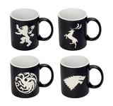 SD Toys Set 4 mugs emblèmes famille - Game of Thrones SDTHBO89277