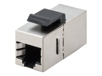 Microconnect - Modulär Insättning - Cat 6 - Stp - Rj-45 - Svart, Silver