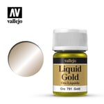 Vallejo Model Color: Liquid Gold (Alcohol Based)