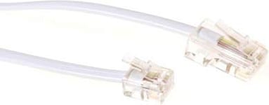 Intronics-Cable RJ45 RJ11 White 3,0 m-câble réseau (White 3,0 m) Couleur Blanc