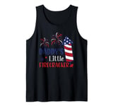 Daddy's Little Firecracker 4Th of July Independence day Tank Top