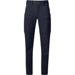 Bergans Convertible Zip-Off Softshell Pants Women Navy Blue