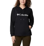 Columbia Women's Hoodie, Columbia Logo Black