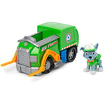 Paw Patrol Rocky’s Recycling Truck Vehicle with Collectible Figure, for Kids Aged 3 Years and Over